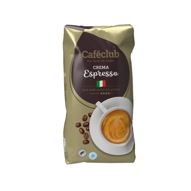 Cafeclub Crema Espresso Bohnen 1000 g Caféclub Crema Espresso Bohnen 1000 g – Bild 1