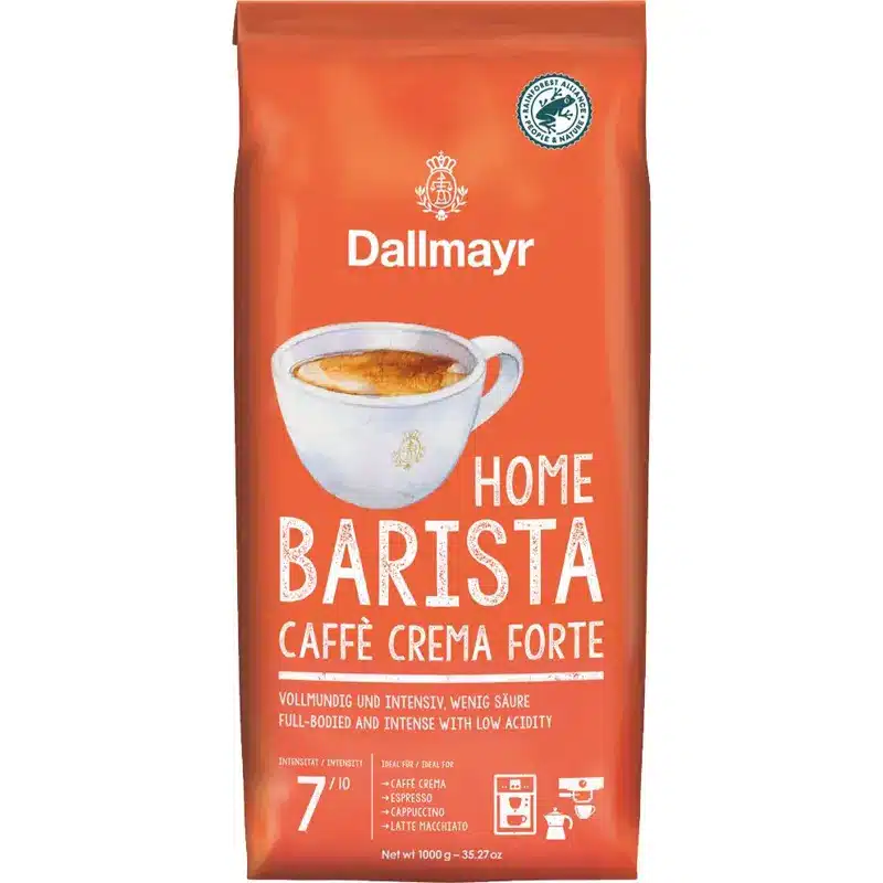 Dallmayr home barista caffe crema forte bohnen 1kg Home Barista Caffè Crema Forte