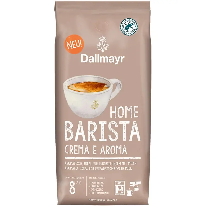 Dallmayr home barista crema e aroma bohnen 1kg Dallmayr Home Barista Crema e Aroma Bohnen 1kg – Bild 1