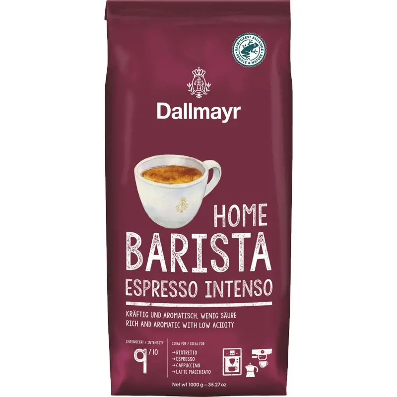 Dallmayr home barista espresso intenso bohnen 1kg Dallmayr Home Barista Espresso Intenso