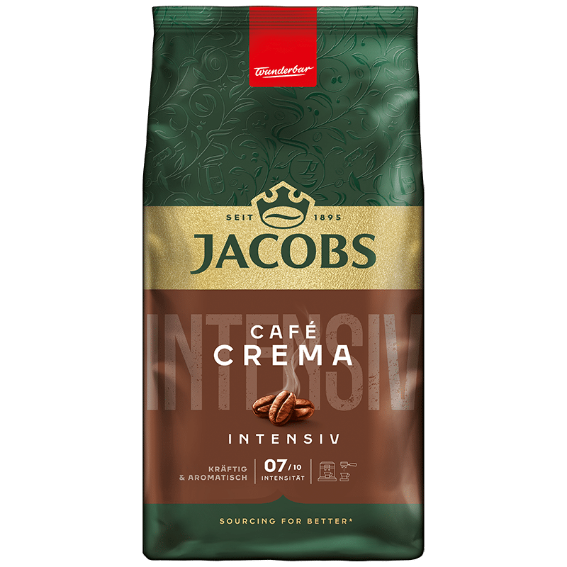 Jacobs Crema Intensiv Bohnen 1000 g Jacobs Crema Intensiv Bohnen 1000 g – Bild 1