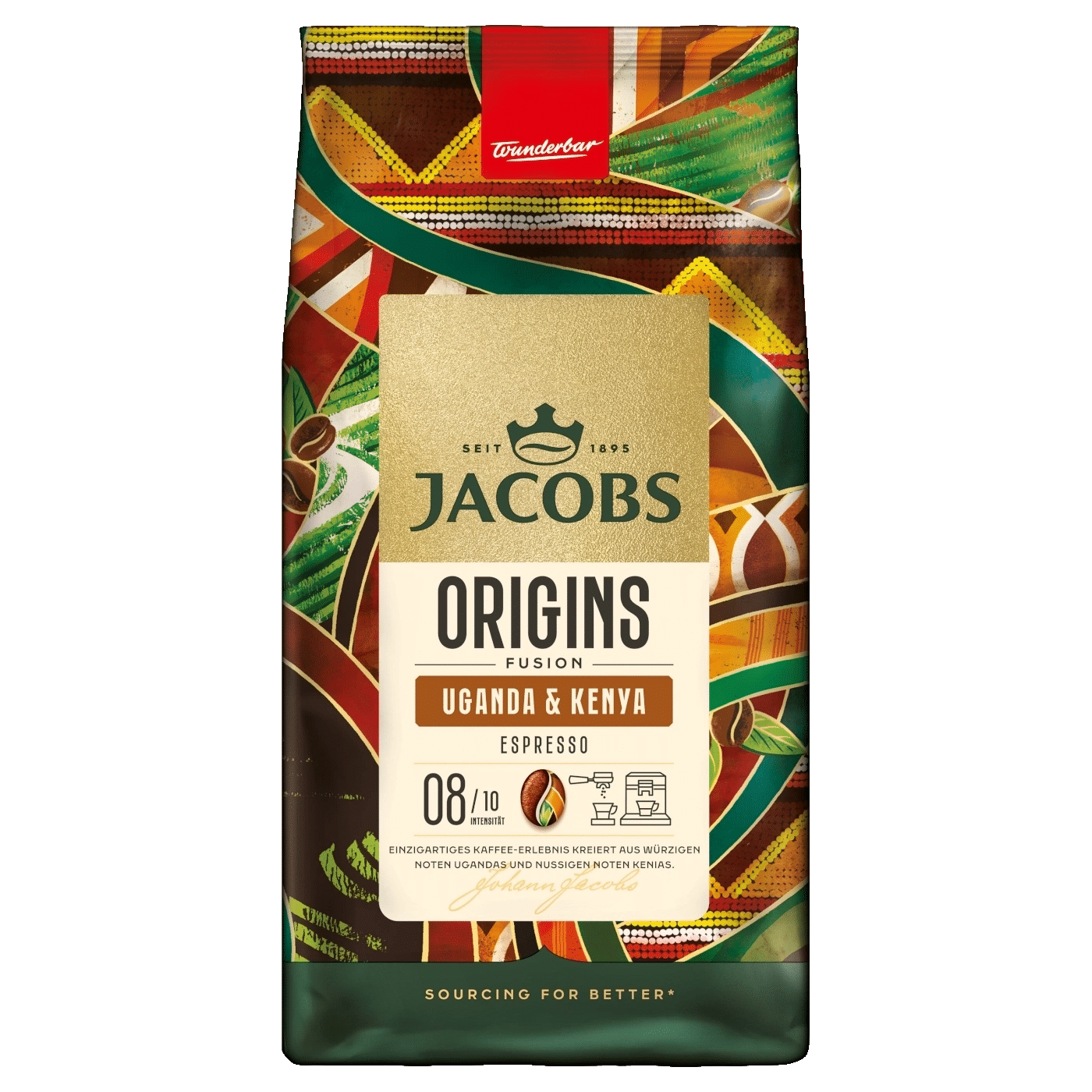 Jacobs Origins Uganda & Kenia Bohnen 1000g Jacobs Origins Uganda & Kenia Bohnen 1000g – Bild 1