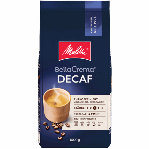 Melitta BellaCrema Decaf Bohnen 1000 g