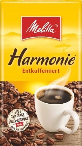 Melitta Harmonie Entkoffeiniert Mild Gemahlener 500 g