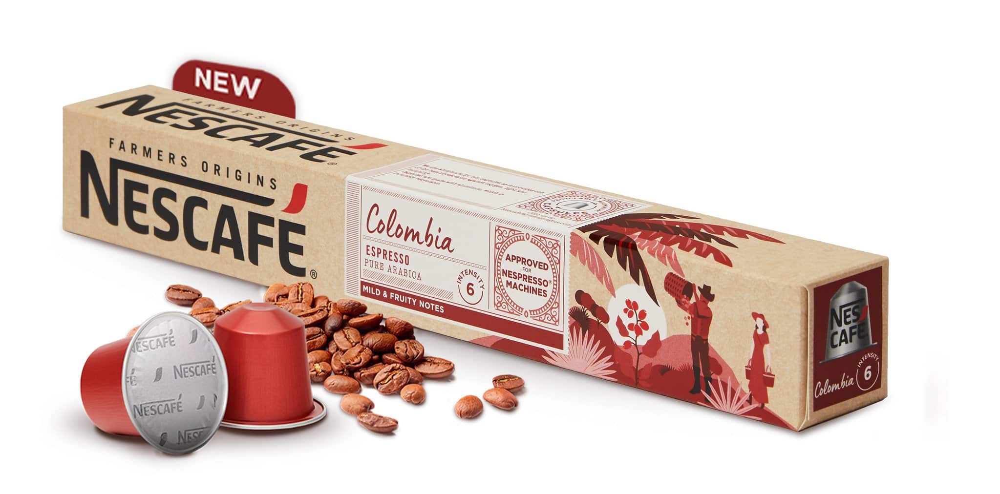 Nescafe Farmers Kolumbianischer Espresso 10 Kapseln Nescafé Farmers Kolumbianischer Espresso 10 Kapseln – Bild 1