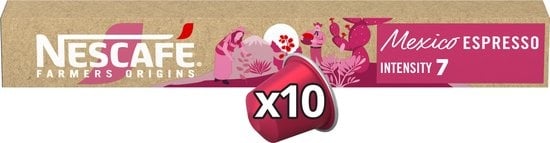 Nescafe Farmers Origins Mexico Espresso Kapseln 10x Nescafe Farmers Mexico 10x Kapseln – Bild 1